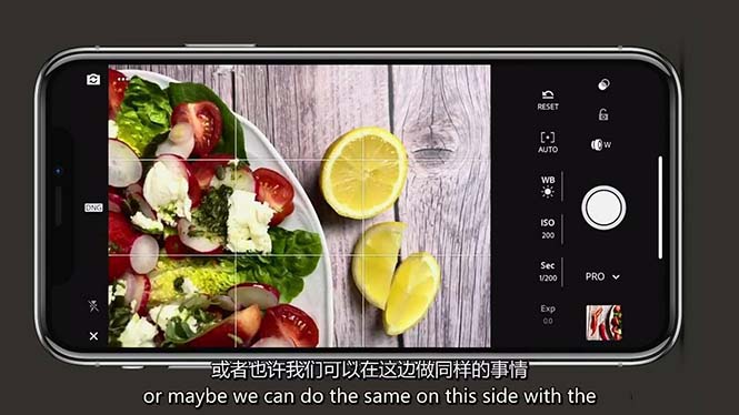 （11073期）iPhone 美食摄影-掌握美食摄影造型-构图和编辑艺术-21节课-中英字幕