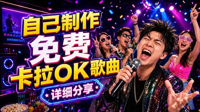 （18610期）免费卡拉OK歌曲制作全攻略：音轨分离字幕制作，零基础快速做出专业K歌视频