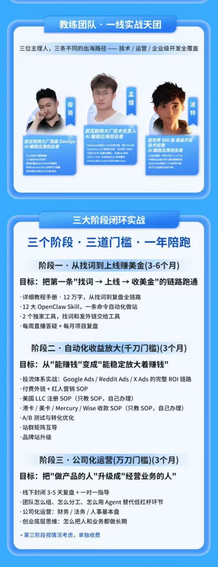 （19787期）AI编程领航计划｜海外独立站实战｜多Agent一键建站｜站点开发测试｜冷启动引流｜数据复盘｜出海变现完整教程